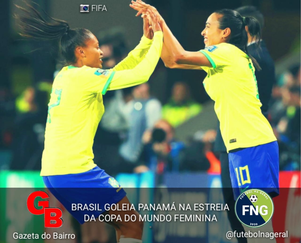 Brasil goleia Panamá na estreia da Copa do Mundo Feminina