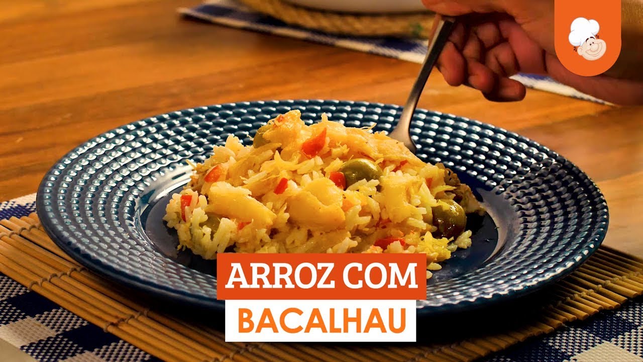 Arroz com bacalhau [Vídeo Receita]