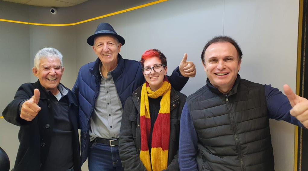 Visita à Rádio Banda B