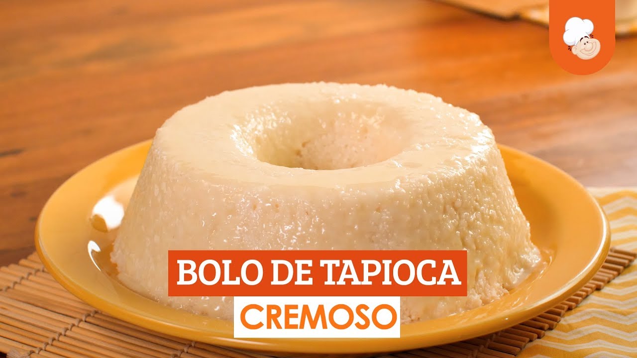 Bolo cremoso de tapioca [Vídeo Receita]