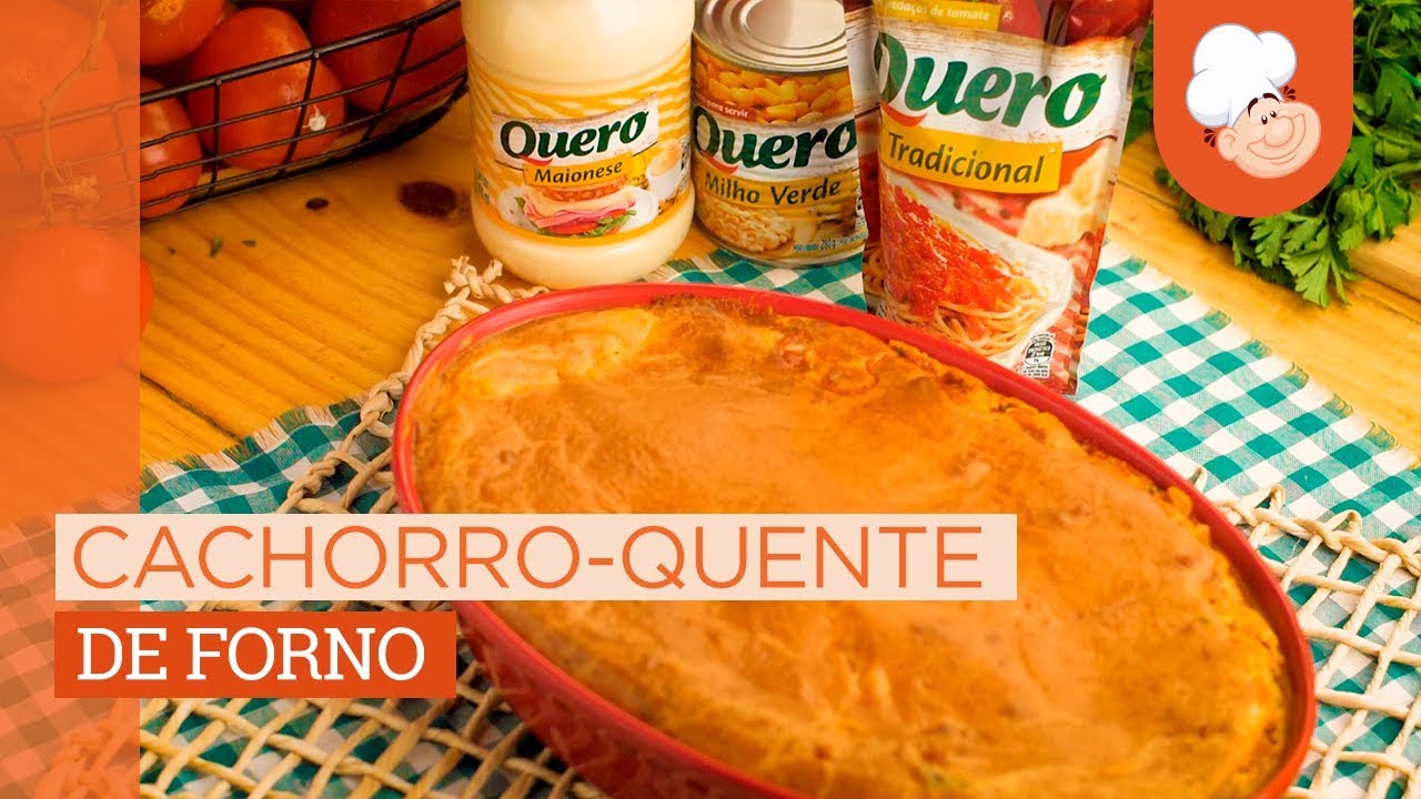 Cachorro-quente de forno [Vídeo Receita]