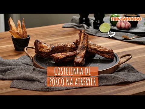 Costelinha de Porco na Airfryer [Vídeo Receita]