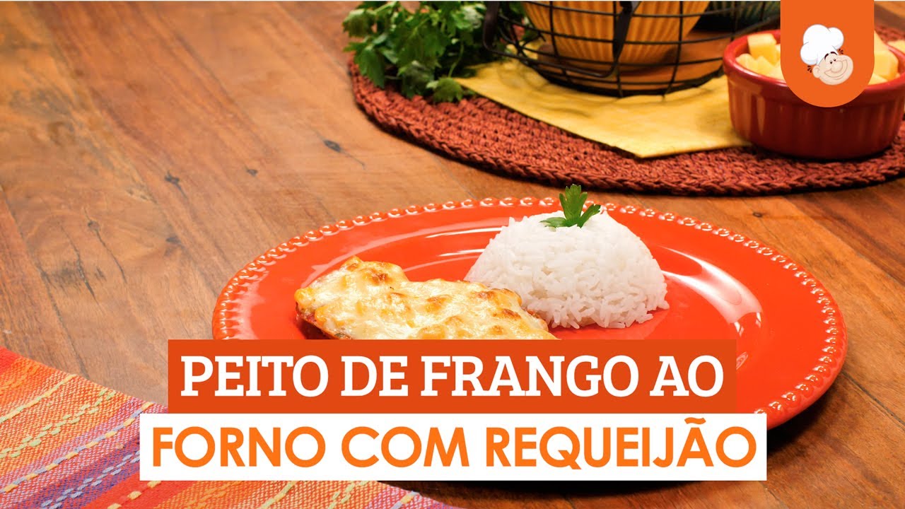 Peito de frango com requeijão ao forno [Vídeo Receita]