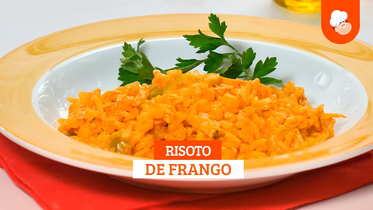 Risoto de frango simples [Vídeo Receita]