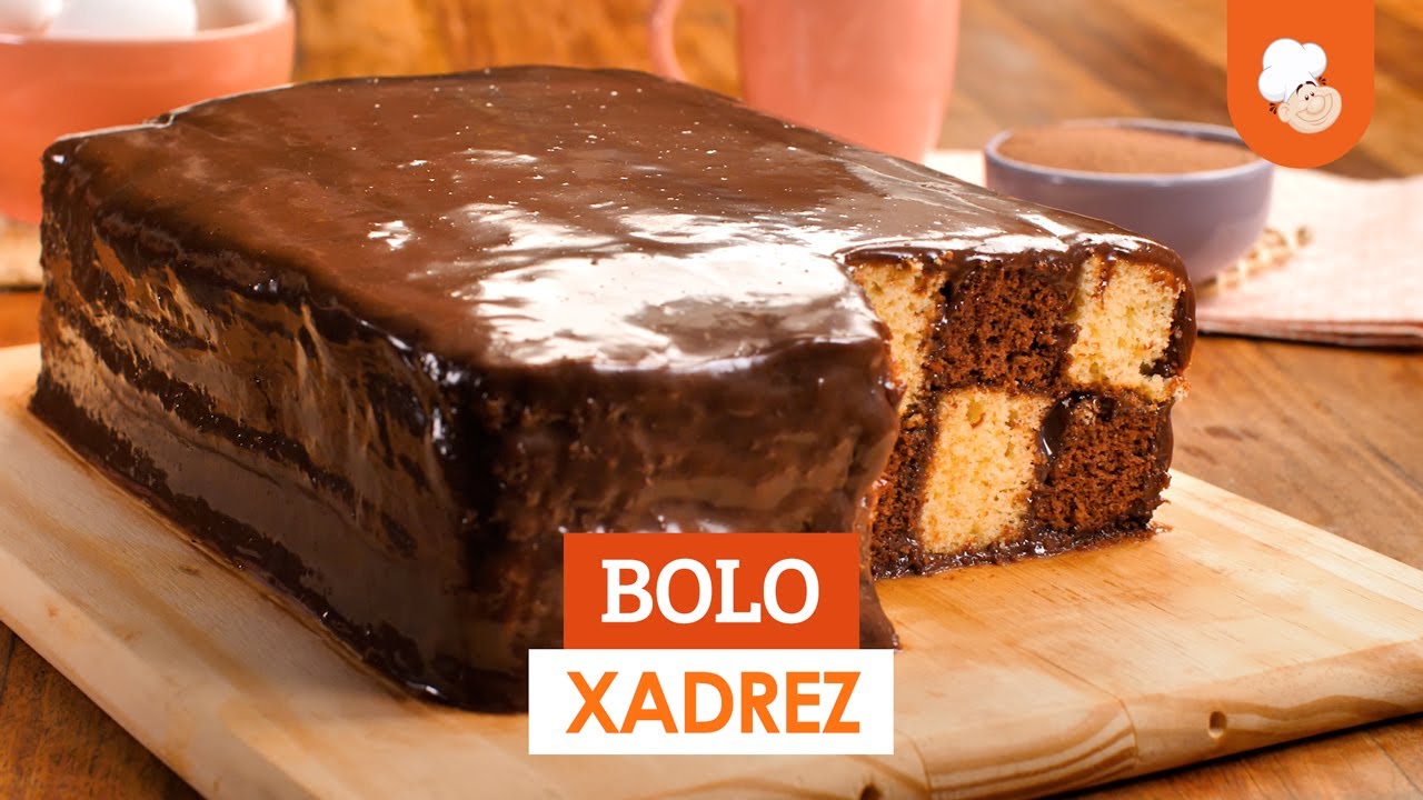 Bolo Xadrez [Vídeo Receita]