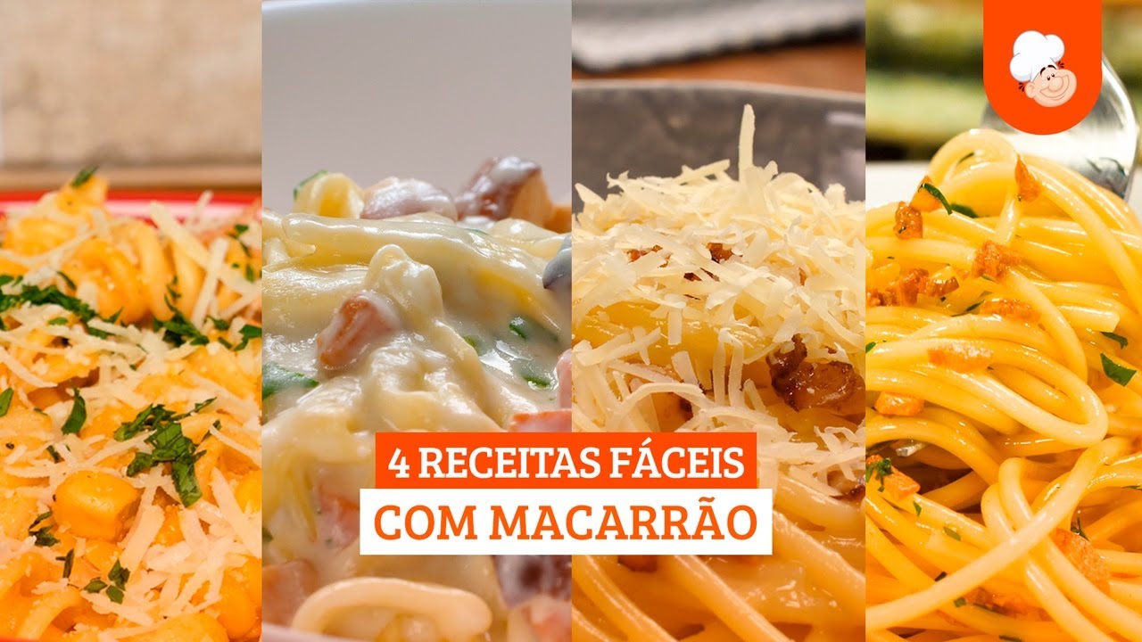 Receitas fáceis com macarrão [Vídeo Receita]