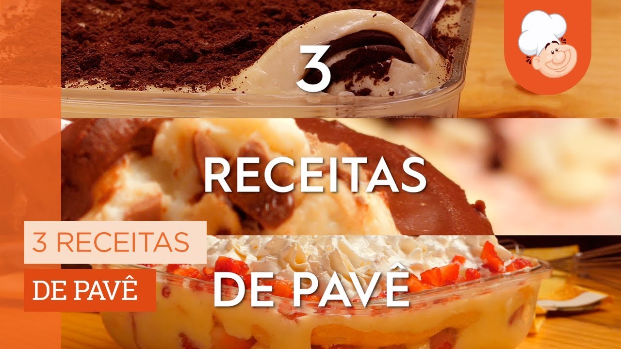 3 Receitas de Pavê [Vídeo Receita]