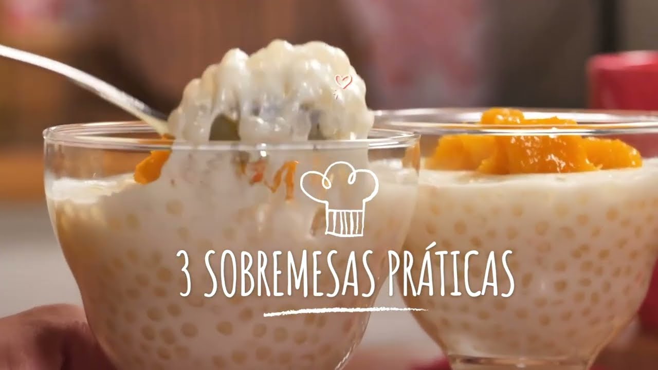 3 Sobremesas Práticas [Vídeo Receita]