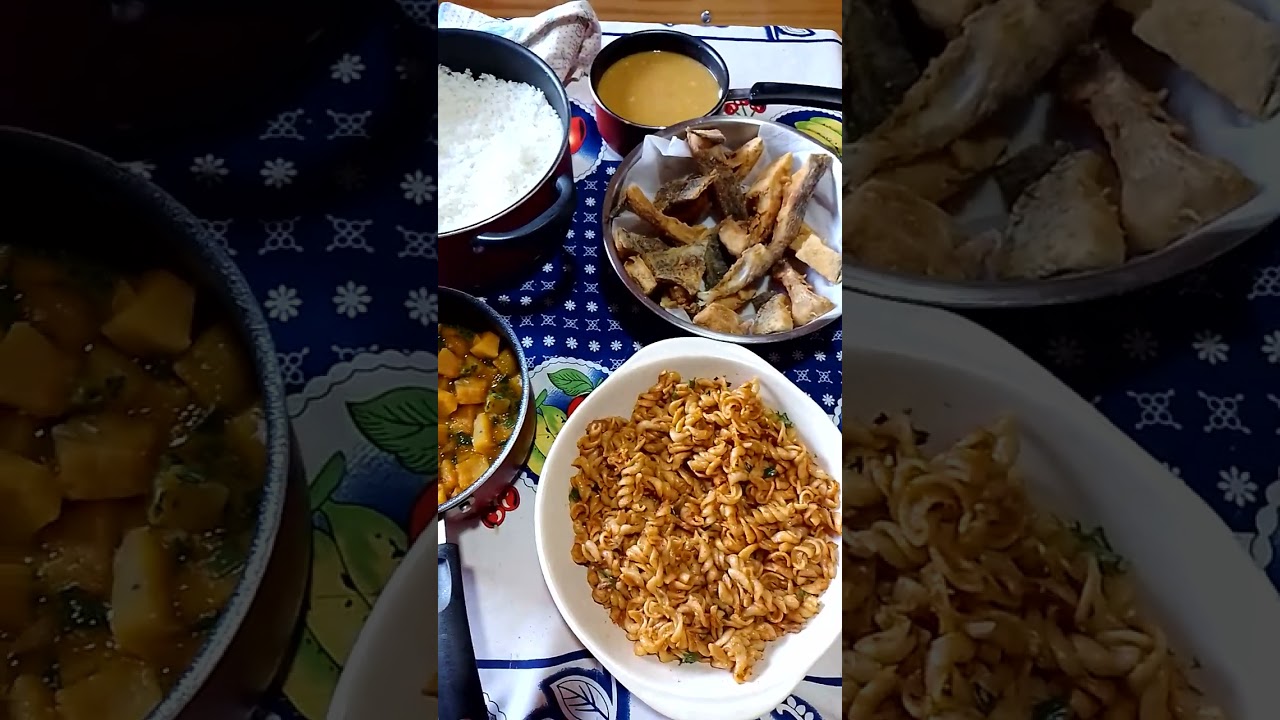 Almoçinho de hoje com peixe frito [Vídeo Receita]