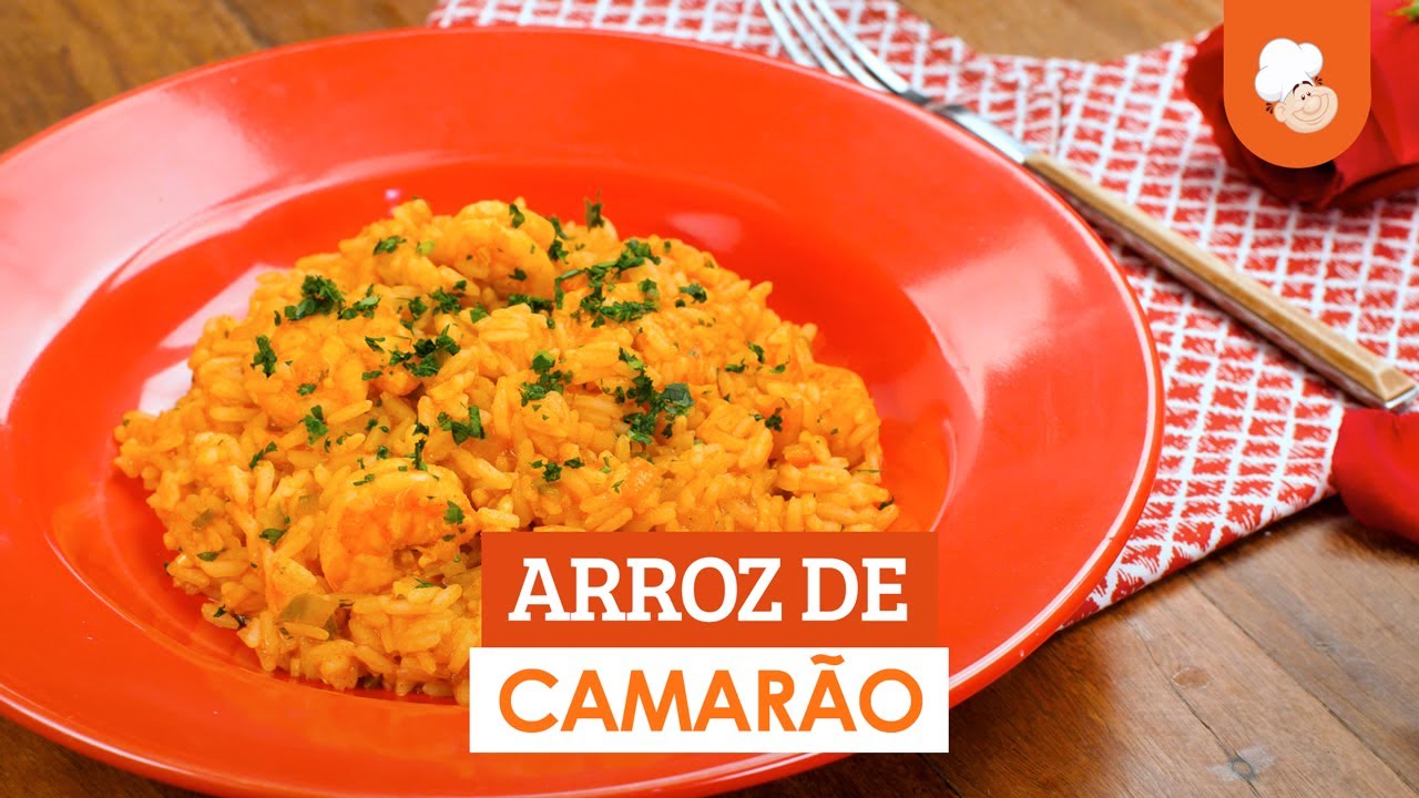 Arroz de camarão [Vídeo Receita]