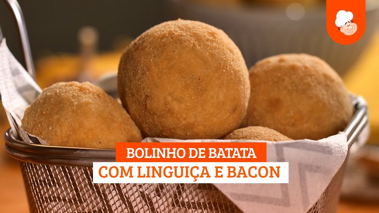 Bolinho de Batata com Linguiça [Vídeo Receita]