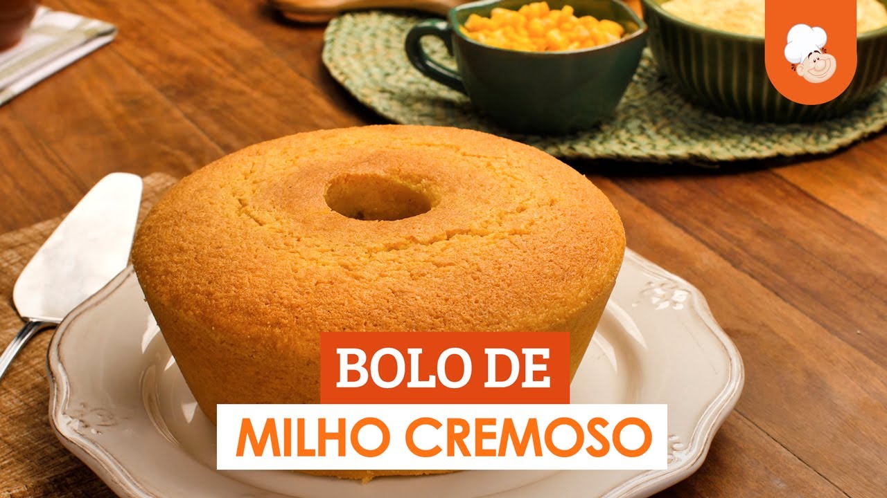 Bolo de milho cremoso [Vídeo Receita]