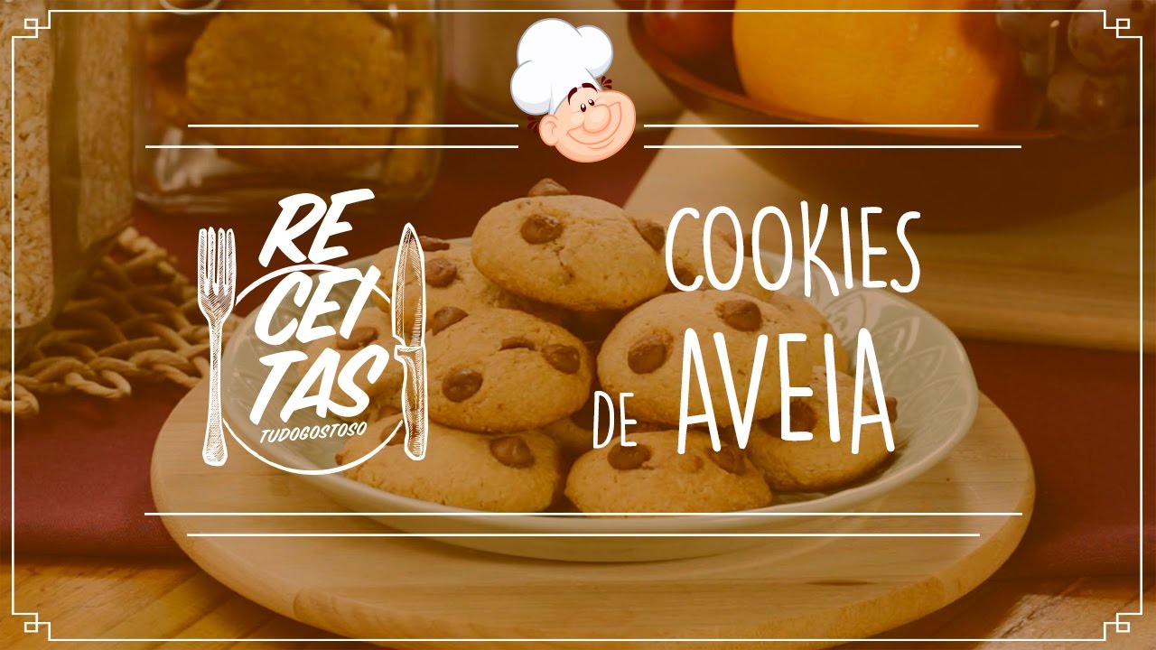 Cookies de aveia para as crianças [Vídeo Receita]