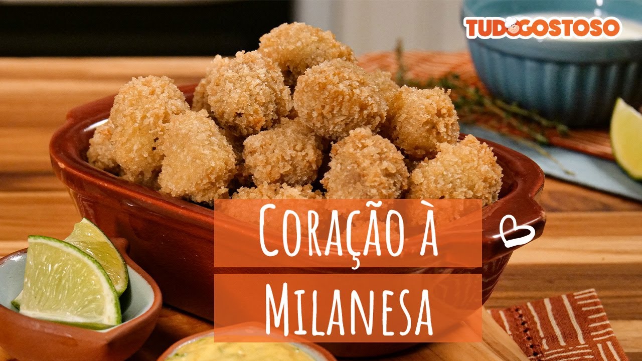 Coração à Milanesa [Vídeo Receita]