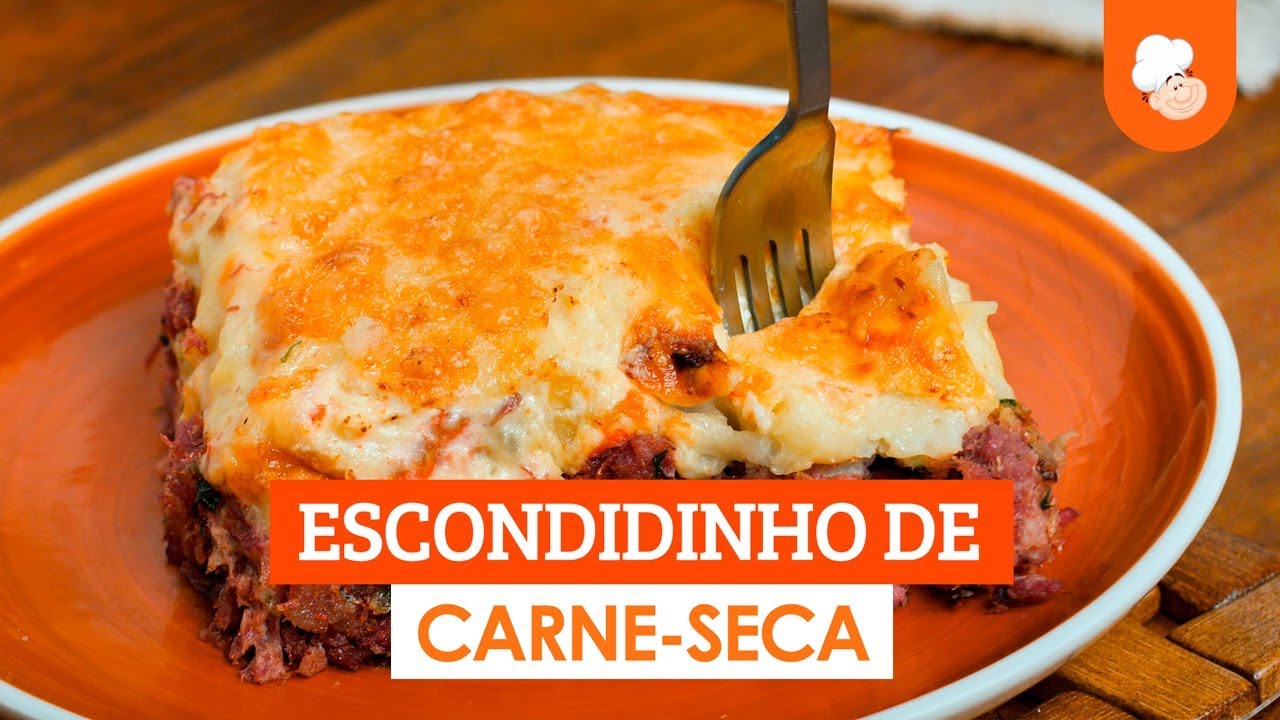 Escondidinho de carne-seca [Vídeo Receita]