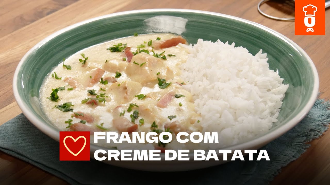 Frango com creme de batata [Vídeo Receita]