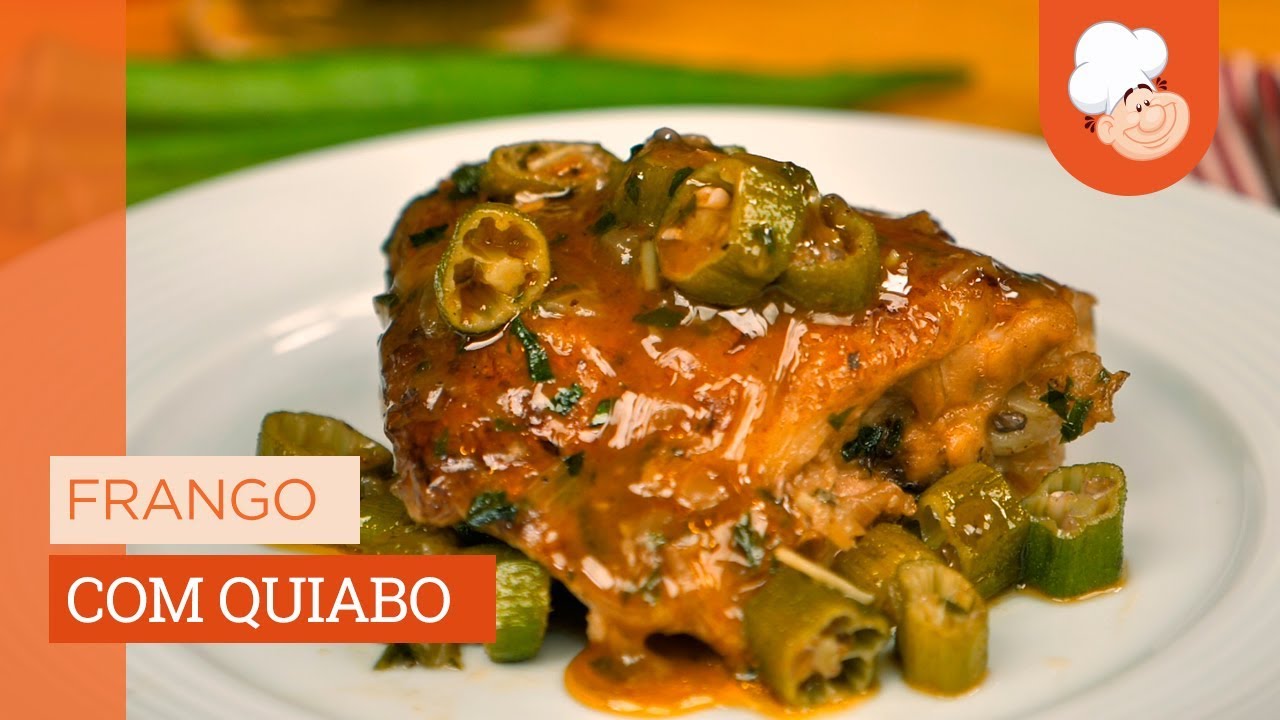 Frango com quiabo [Vídeo Receita]