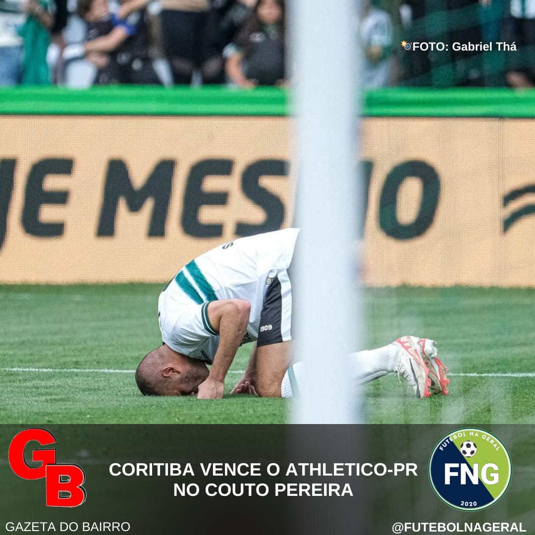 Coritiba vence Athletico-PR, no Couto Pereira