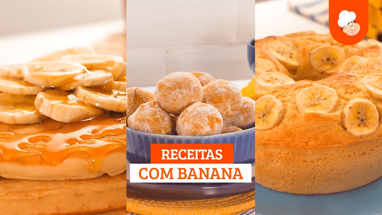 Receitas com banana [Vídeo Receita]