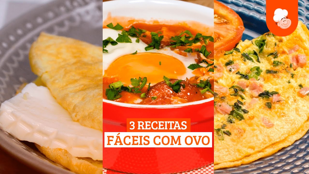 Receitas fáceis com ovo [Vídeo Receita]