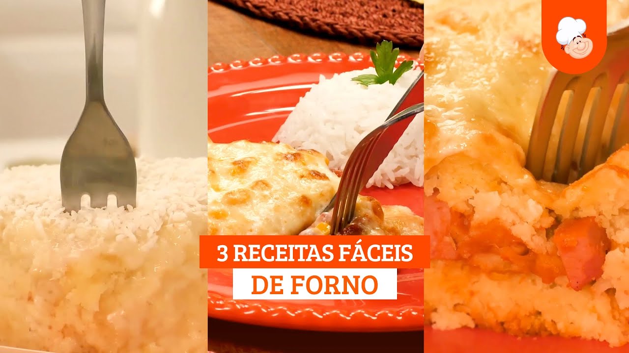 Receitas fáceis no forno [Vídeo Receita]