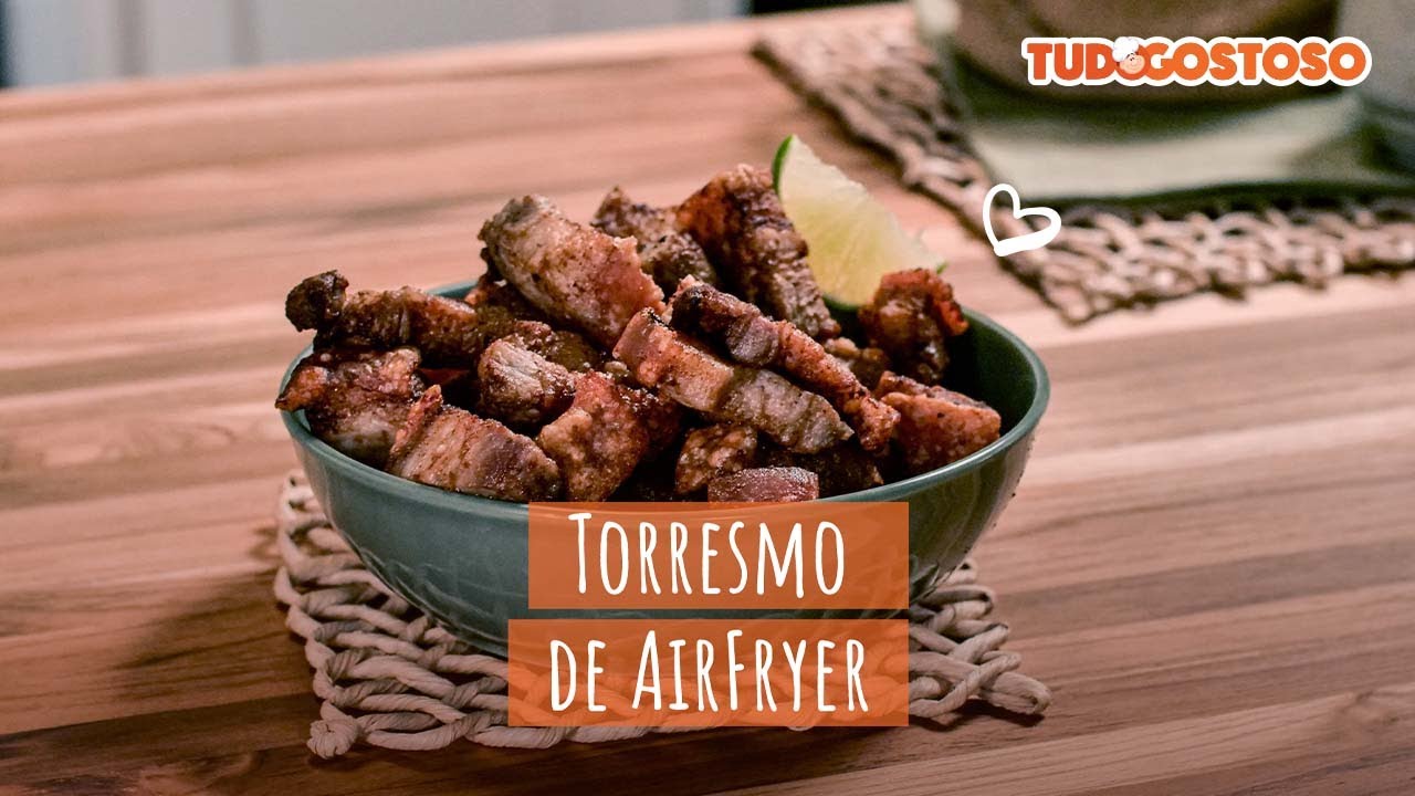 Torresmo na Airfryer [Vídeo Receita]