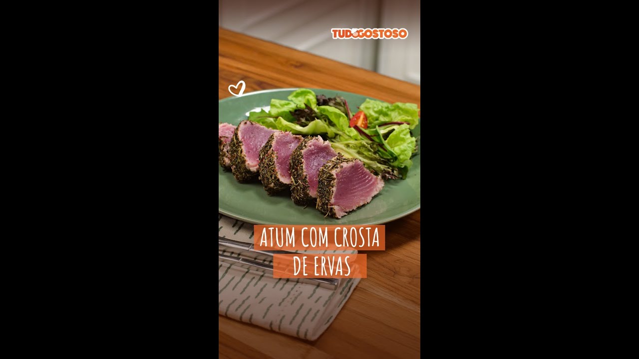 Atum com crosta de ervas [Vídeo Receita]