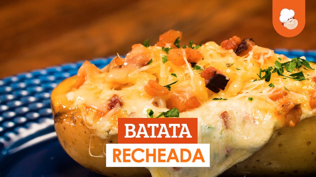 Batata recheada com calabresa [Vídeo Receita]