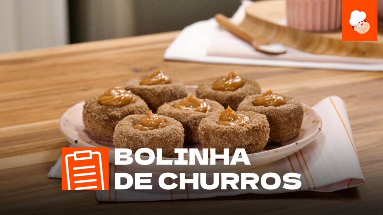 Bolinha de churros [Vídeo Receita]