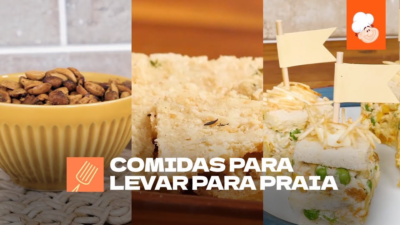 Comidas para levar para praia [Vídeo Receita]