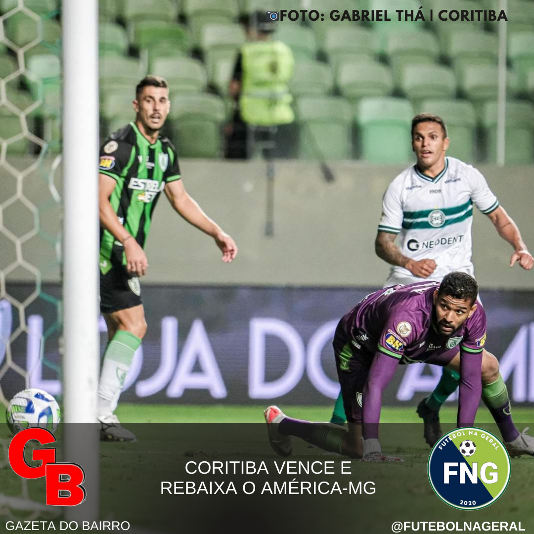 Coritiba vence e rebaixa o América-MG