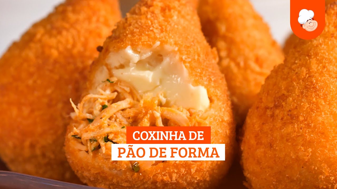 Coxinha de Pão de Forma - Receitas TudoGostoso [Vídeo Receita]