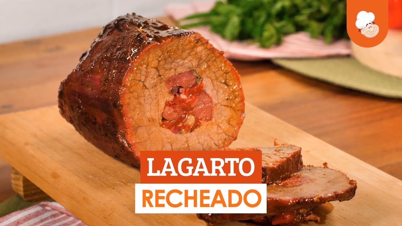 Lagarto recheado [Vídeo Receita]