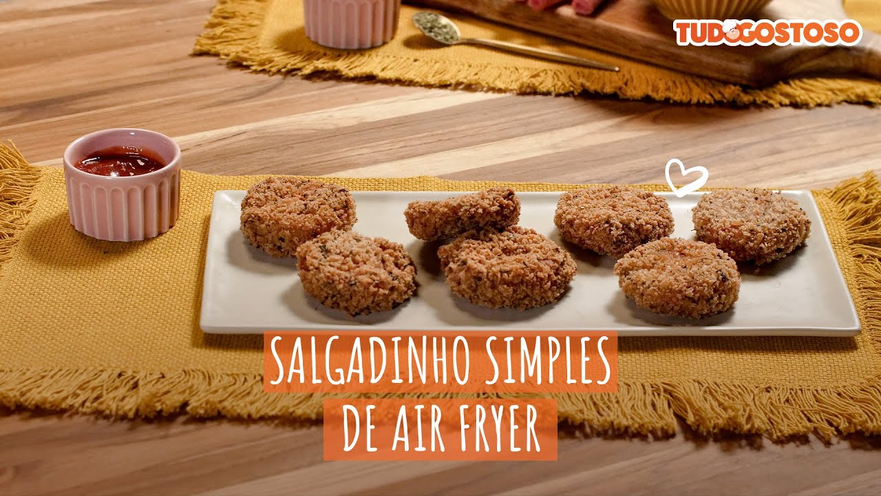 Salgadinho Simples de AirFyer [Vídeo Receita]