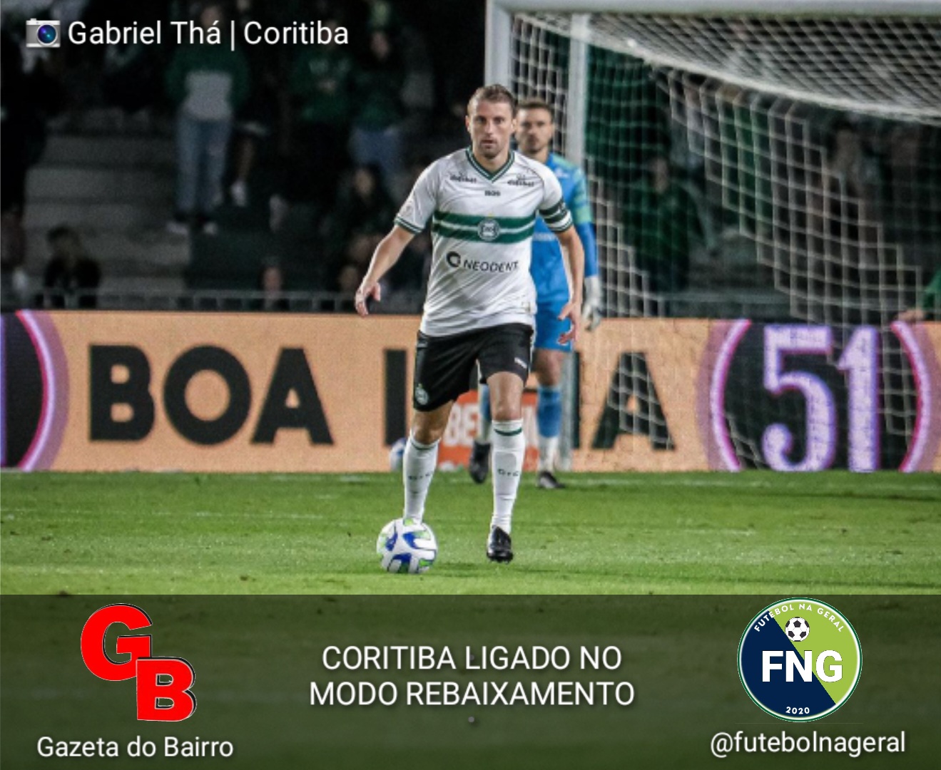 Coritiba ligado no modo rebaixamento