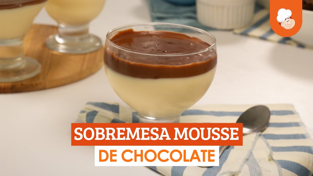 Sobremesa mousse de chocolate [Vídeo Receita]