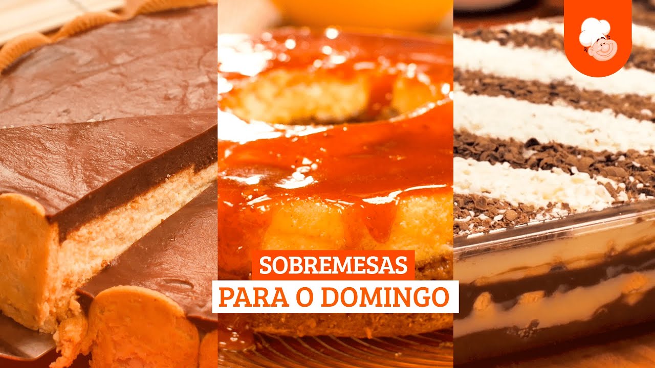 Sobremesas de domingo [Vídeo Receita]