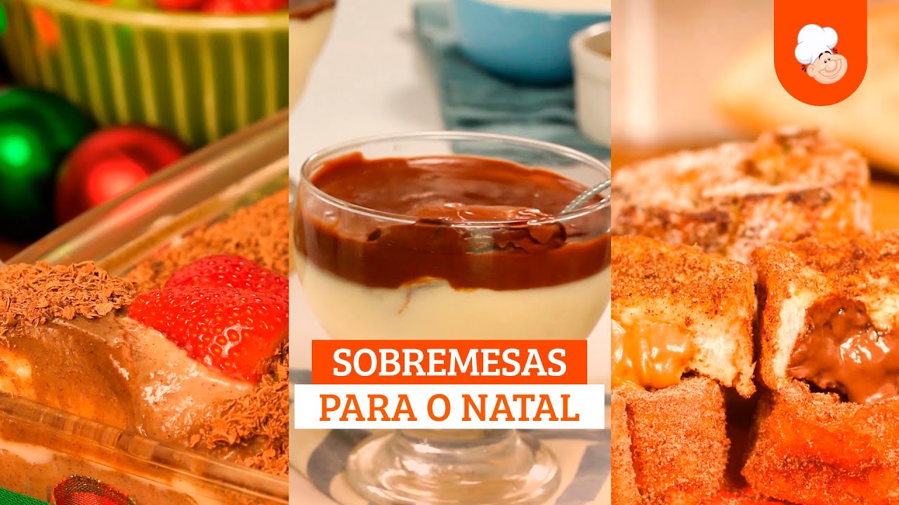 Sobremesas para o Natal [Vídeo Receita]