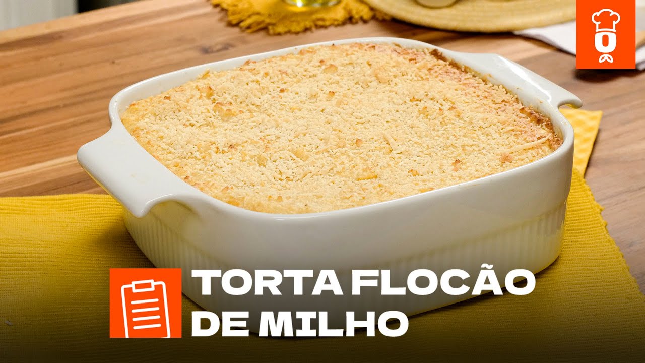 Torta de flocão de milho [Vídeo Receita]