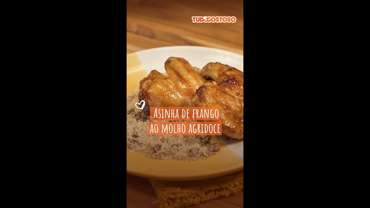 Asinhas de Frango ao Molho Agridoce [Vídeo Receita]