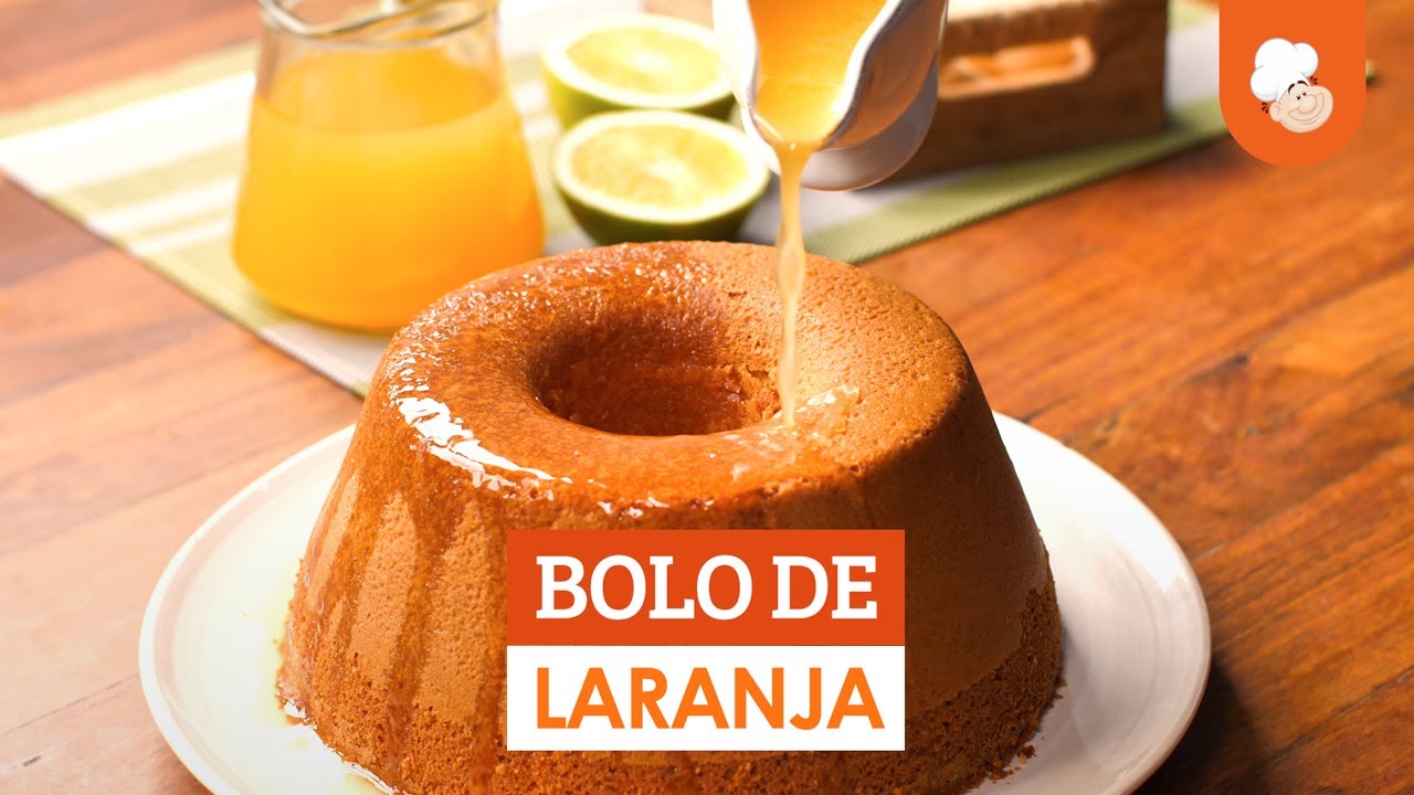 Bolo de laranja fofinho [Vídeo Receita]