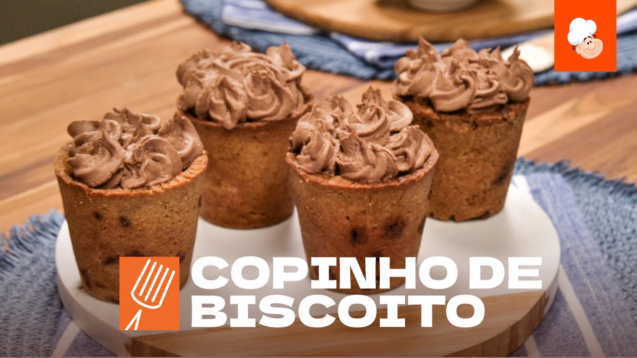 Copinho de Biscoito Recheado [Vídeo Receita]