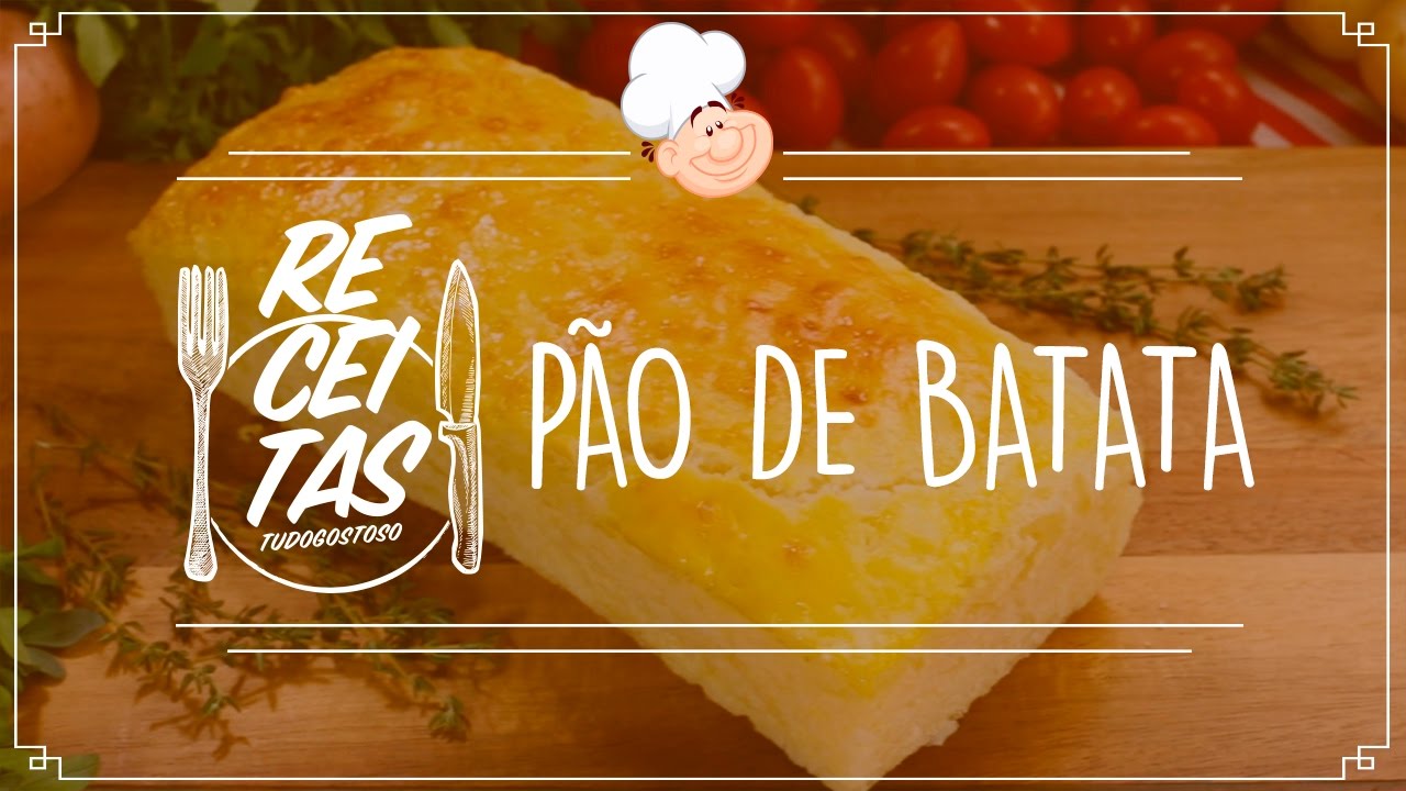 Pão de batata sem glúten [Vídeo Receita]