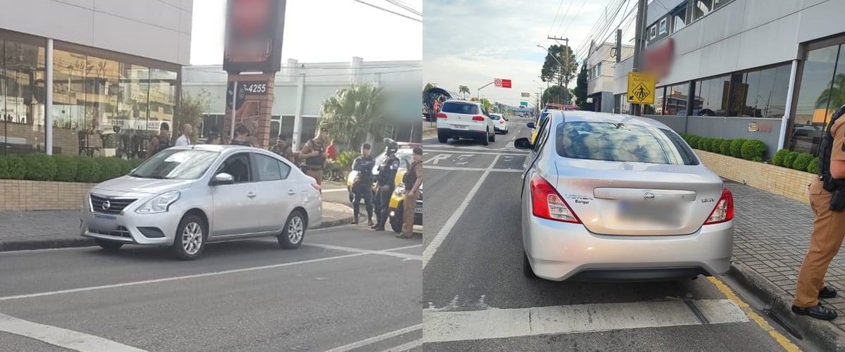 Policial civil é preso em flagrante por roubo de carro e posse de cocaína em Curitiba