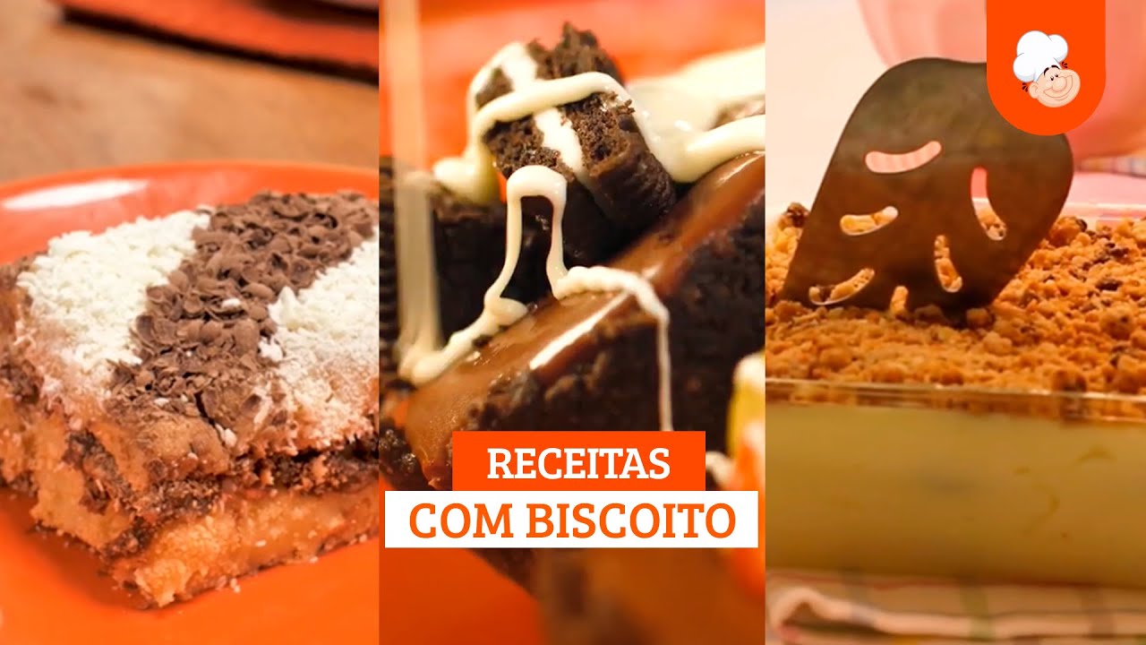 Receitas com Biscoito - Receitas TudoGostoso [Vídeo Receita]