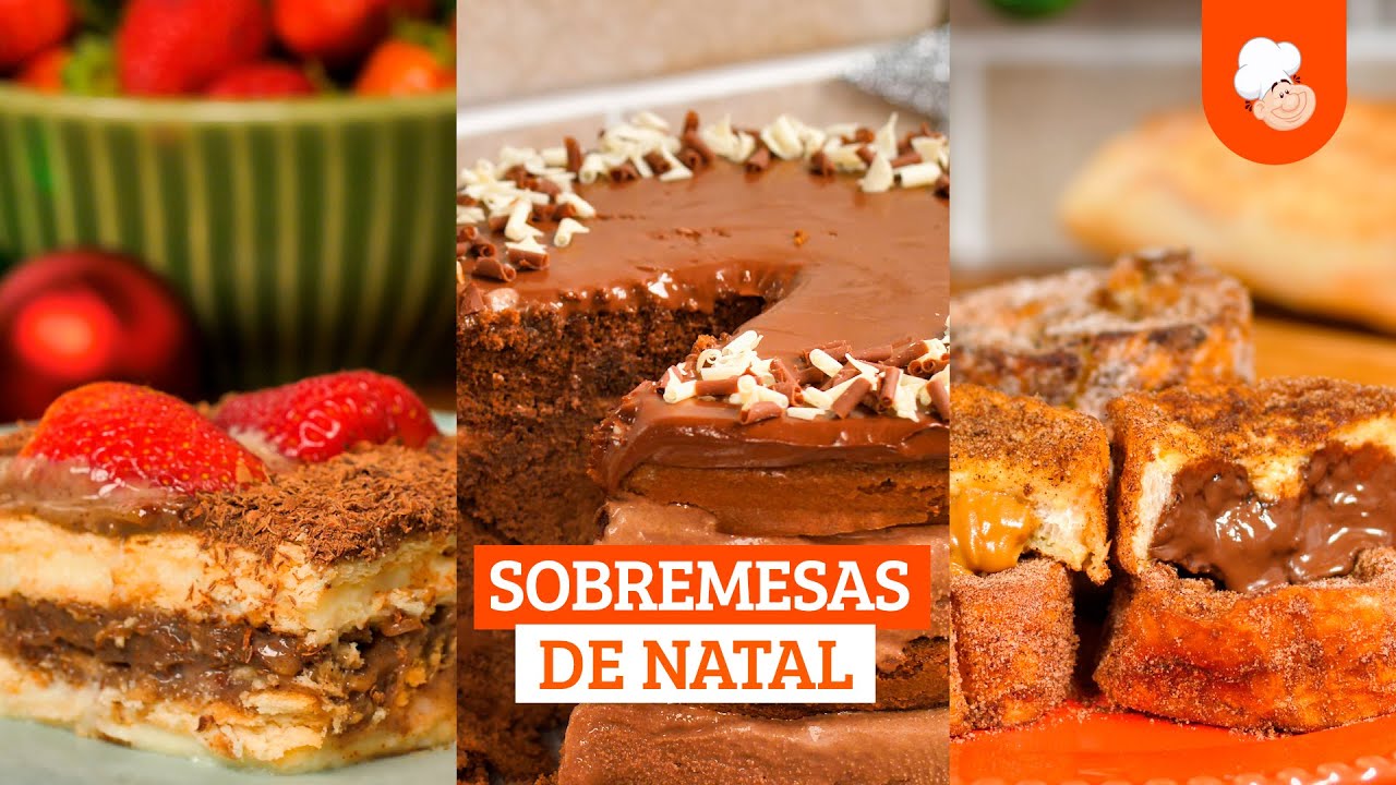 Sobremesas de Natal — Receitas TudoGostoso [Vídeo Receita]