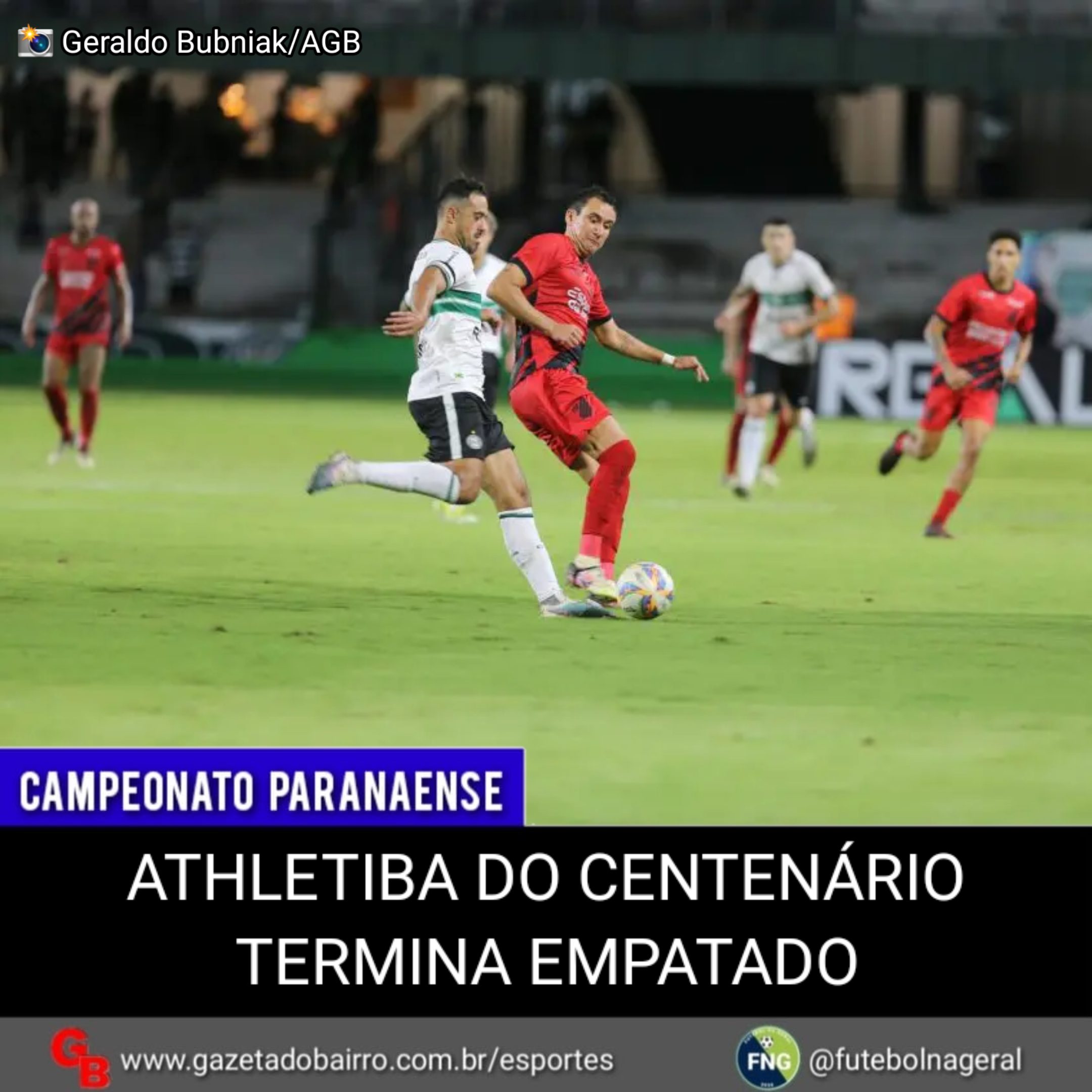 Athletiba do centenário termina empatado