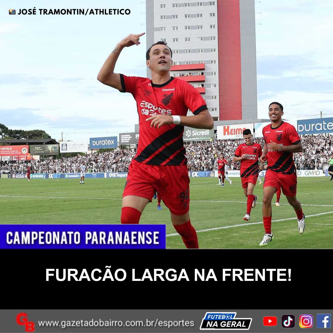 Furacão larga na frente