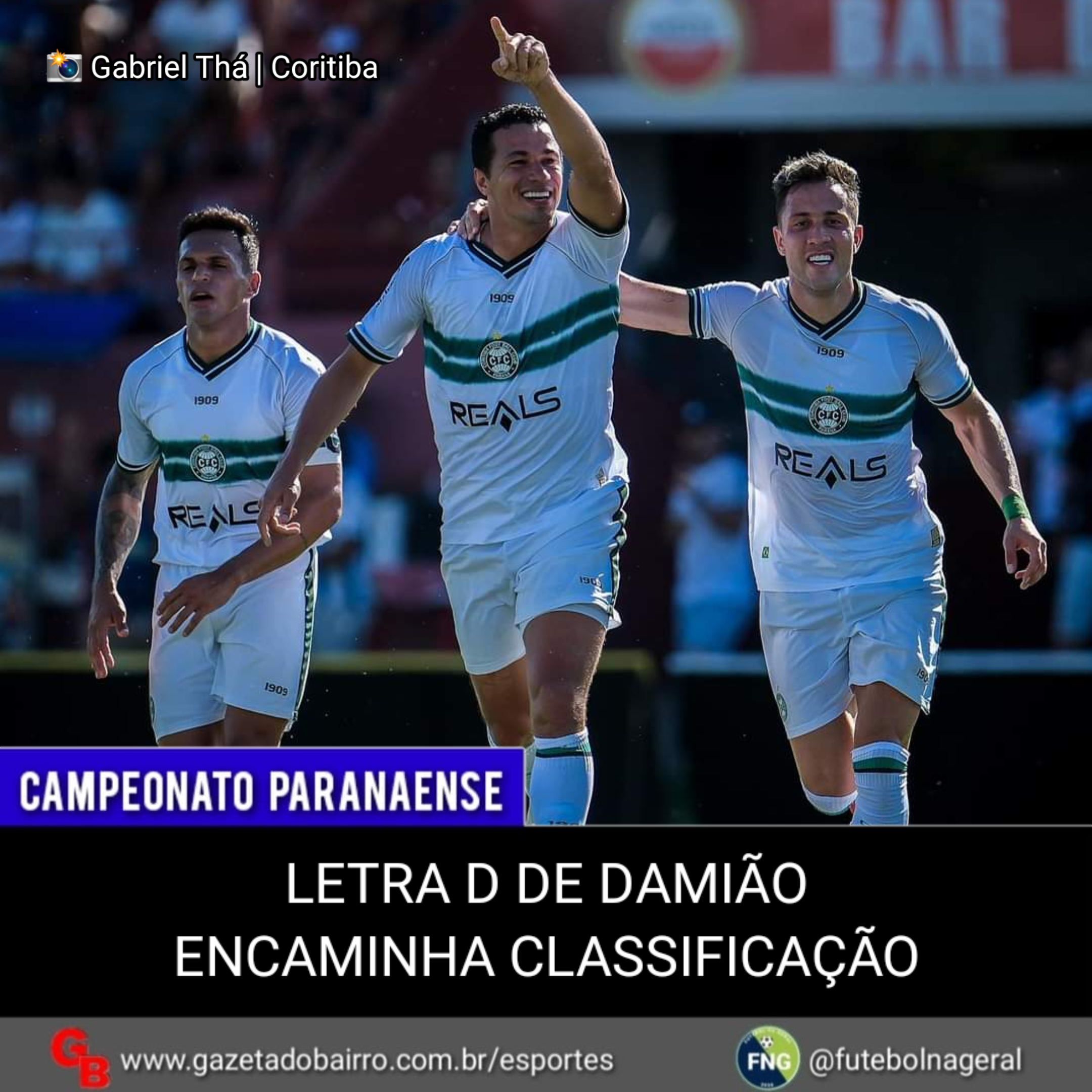 Letra D de Damião encaminha classificação