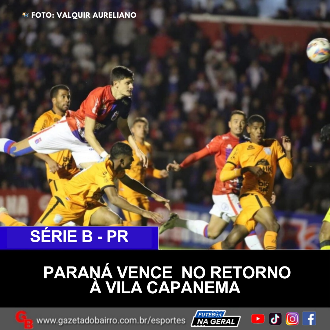 Paraná Clube vence no retorno à Vila Capanema